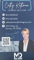 Cathy Kathman @Realtor M & D Real Estate