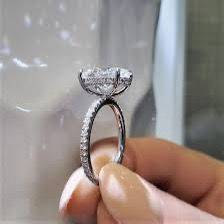 Custom HIdden Halo Engagement Ring