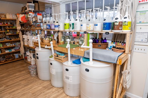 Inside The Glass Jar Market.