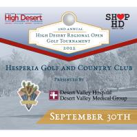 2nd Annual High Desert Regional Open Golf Tournament