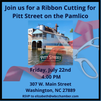 Pitt Street on the Pamlico Ribbon Cutting