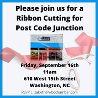 Post Code Junction Ribbon Cutting