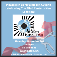 Ribbon Cutting for The Blind Center