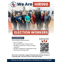 Election Workers & Election Night Support Staff (Harris County Clerk)