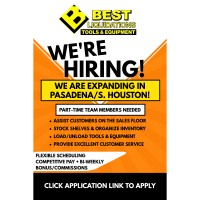 Part-Time Team Member – Best Liquidations (Pasadena / South Houston)