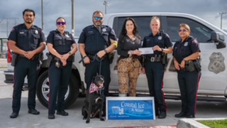 Coastal donating to Pasadena Officer Santa 2025