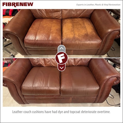 Before and after picture of redyed sofa cushions (2)