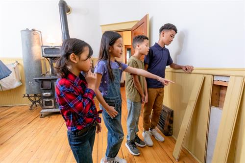 Inspirational stories for all ages are found throughout the historic home.