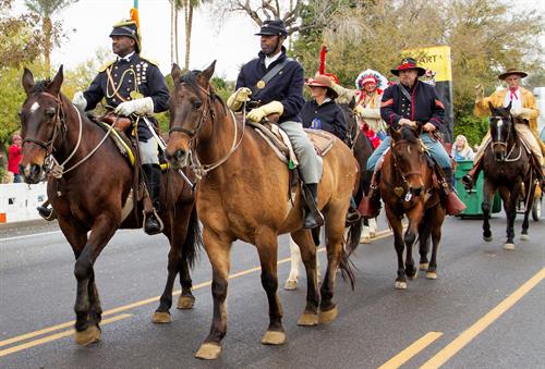 Buffalo Soldiers of the Arizona Territory, Fiesta Bowl Parade, Phoenix, AZ Buffalo Soldiers of the Arizona Territory, Fiesta Bowl Parade, Phoenix, AZ