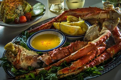 Crab legs, prime rib, and more with you all-inclusive package Crab legs, prime rib, and more with you all-inclusive package