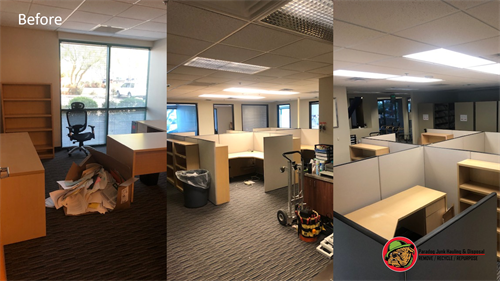 3000 Sqft Office Clean Out_Before