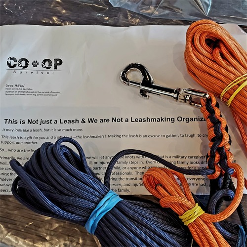 Co-Op Leash, info in the bag