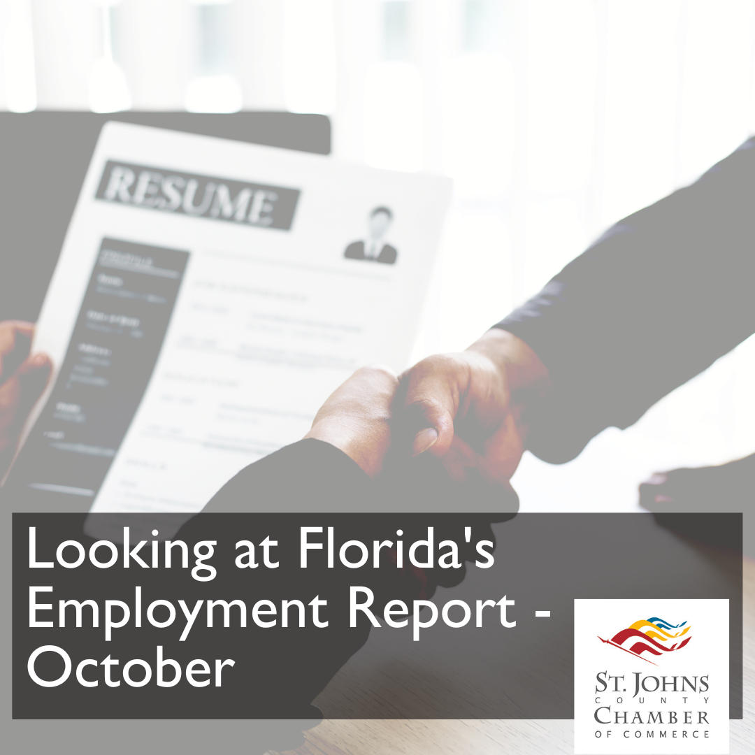 Looking at Florida's Employment Report - October