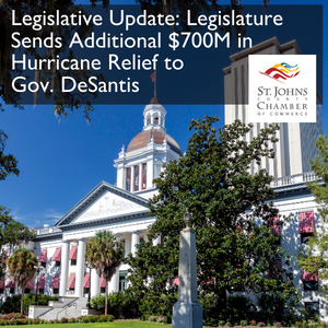 Legislature Sends Additional $700M in Hurricane Relief to Gov. DeSantis
