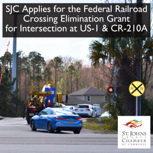 Image for SJC Applies for the Federal Railroad Crossing Elimination Grant for Intersection at US-1 & CR-210A