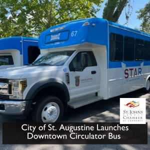 City of St. Augustine Launches Downtown Circulator Bus