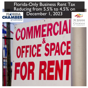 Image for Florida-Only Business Rent Tax Reducing from 5.5% to 4.5% on December 1, 2023