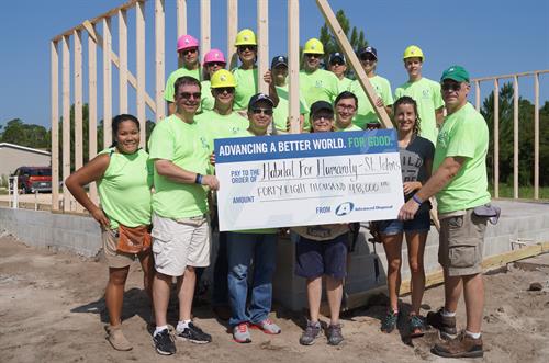 Giving back to the Community- Habitat for Humanity