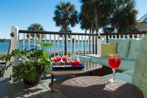 Enjoy complimentary sangria during our daily happy hour.
