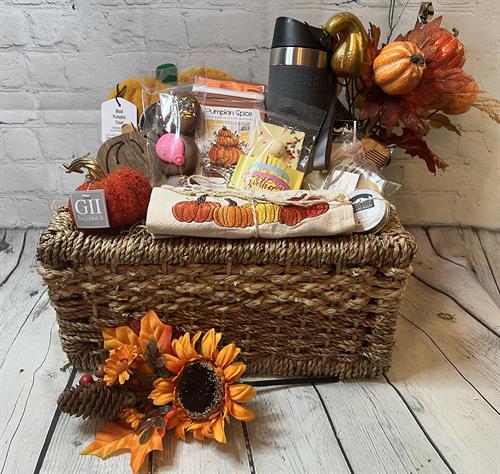 Fall Basket for Birthday or Other Occasions