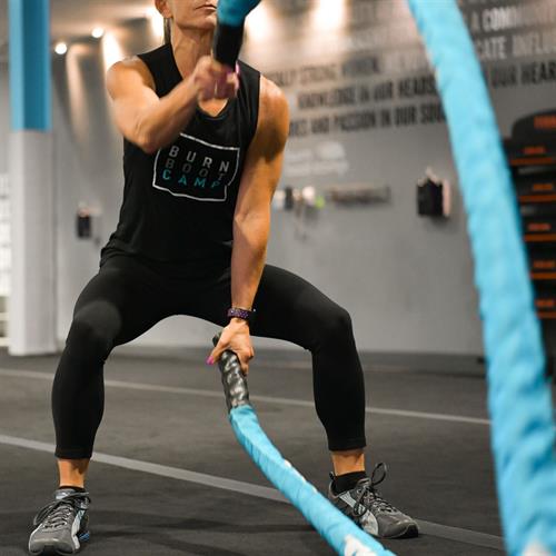 Battle ropes anchored to the wall are an incredible took that can help spice up any workout and are sure to make you feel the burn - let us show you!