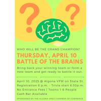 Think Up, Drink Up Trivia Night FINALE - Battle of the Brains