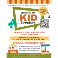 Kid Makers Market at the Autumnfest Craft & Vendor Show