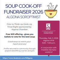 Algona Soroptimist Soup Cookoff Fundraiser