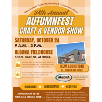 34th Annual Algona Autumnfest Craft & Vendor Show