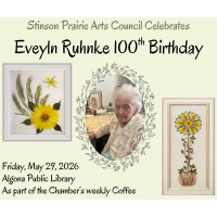 The Stinson Prairie Arts Council Presents: A Celebration of Evelyn Ruhnke’s 100th Birthday