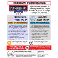 Founders’ Day Introduces New Community Awards, Nominations Now Open
