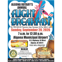 Algona Rotary’s Annual Flight Breakfast