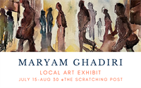Local Art Exhibit - Maryam Ghadiri