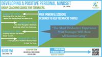 Developing a Postive Personal Mindset (Virtual, Group Coaching Course for Teens)
