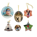 Ceramic Ornaments, Color Imprinted (Sublimation) Ceramic Ornaments, Color Imprinted (Sublimation)