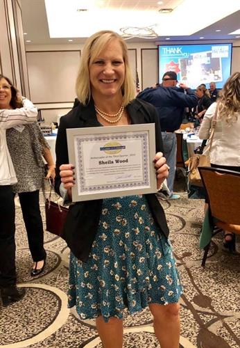 Sheila Wood Ambassador of the Quarter 3rd Qtr 2019 Sheila Wood Ambassador of the Quarter 3rd Qtr 2019