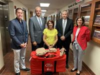 HCA Florida Healthcare hospitals donate CPR & First Aid in Youth Sports Training kits  to Charlotte County Public Schools