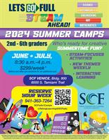 2024 ELEMENTARY STEAM WEEKLY SUMMER CAMPS - SCF VENICE IN JUNE AND JULY
