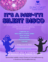 Suncoast Humane Society ''It's a Paw-ty Silent Disco'' Fundraiser