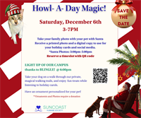 HOWL-A-DAY MAGIC @ Suncoast Humane Society SATURDAY, DECEMBER 6th  