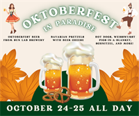 OKTOBER FEST AT PARADISE GRILL!