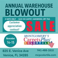 Warehouse Blowout Sale