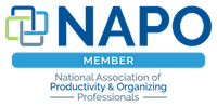 Member of NAPO (National Association of Professional Organizers) Member of NAPO (National Association of Professional Organizers)