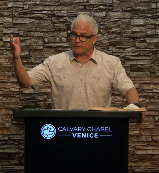 Pastor Mark teaching