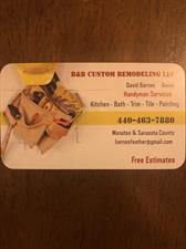 B & B Custom Remodeling LLC B & B Custom Remodeling LLC
