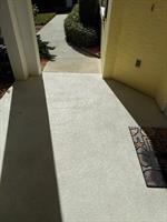 Surface clean paver entry way
