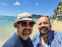 Your hometown Travel Advisors on Waikiki Beach Hawaii