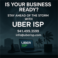 UBER ISP Urges Sarasota and Charlotte County Businesses to Prepare for Hurricane Season Now