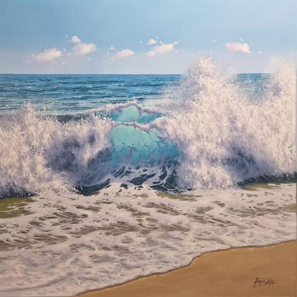 Soler wave original on canvas