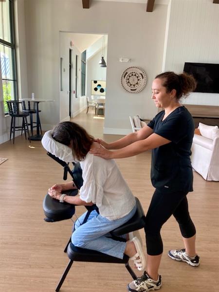 Chair Massage for private parties, public events, and employee appriciation